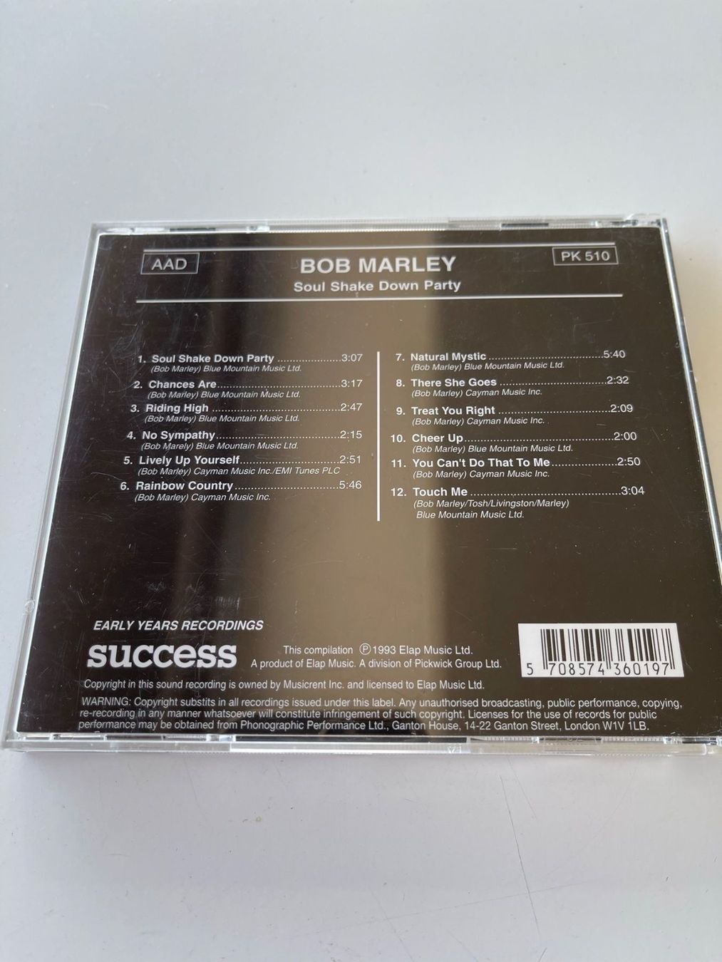 CD: Bob Marley - Soul Shake Down Party – Usato da Rüti ZH venduto da alumedien 1
