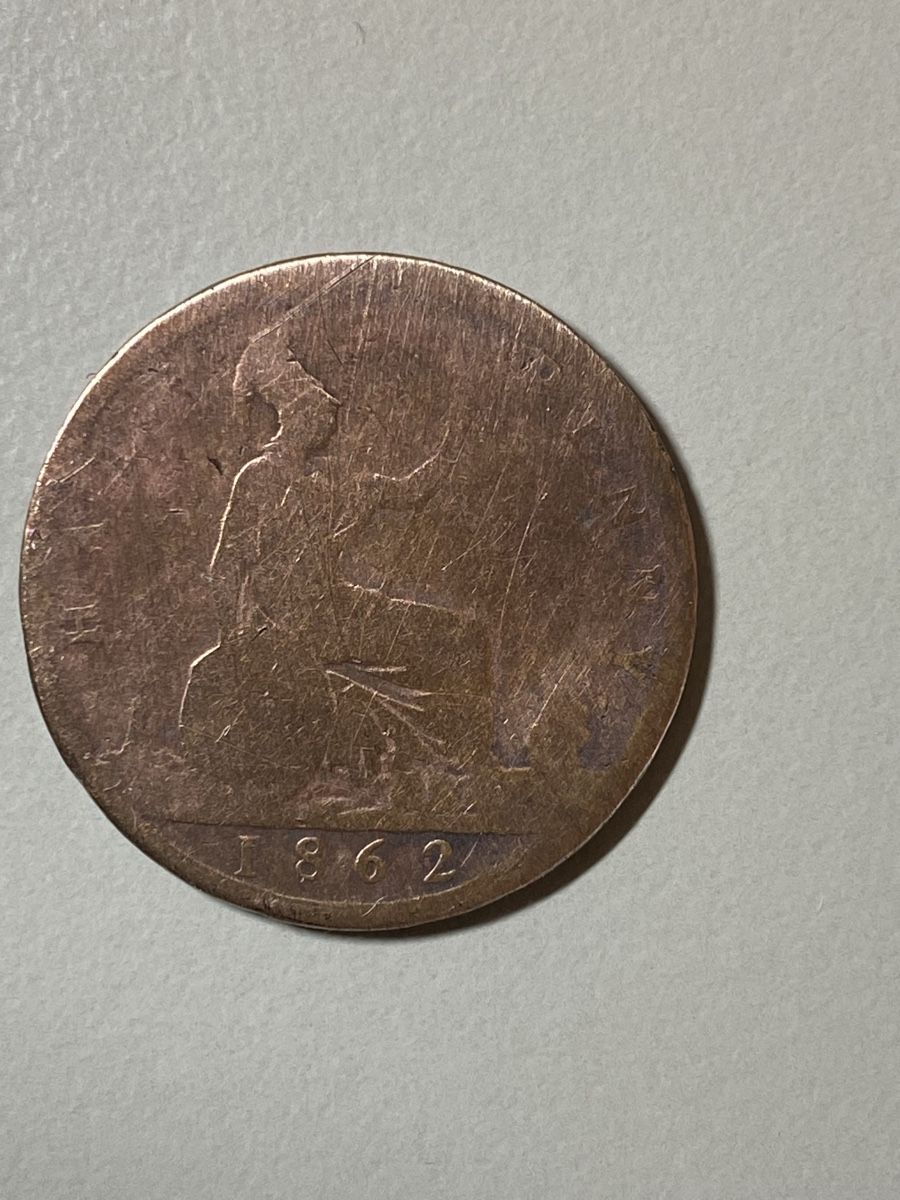 Tutti le monete: GB - 1/2 Penny - 1862 - Victoria – Usato da Payerne venduto da Mike1682