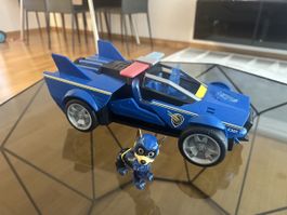 Paw Patrol Chase Fahrzeug mit Figur guter Zustand