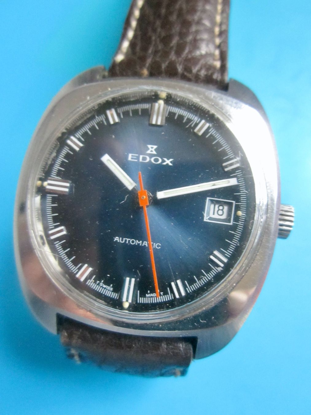 Edox Orologi: Edox Automat 37mm oK – Usato da Massagno venduto da catbed 2