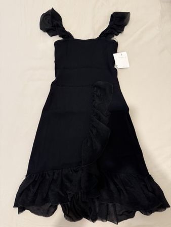 Sandro Paris Black Dress - Size 40 - Kleid