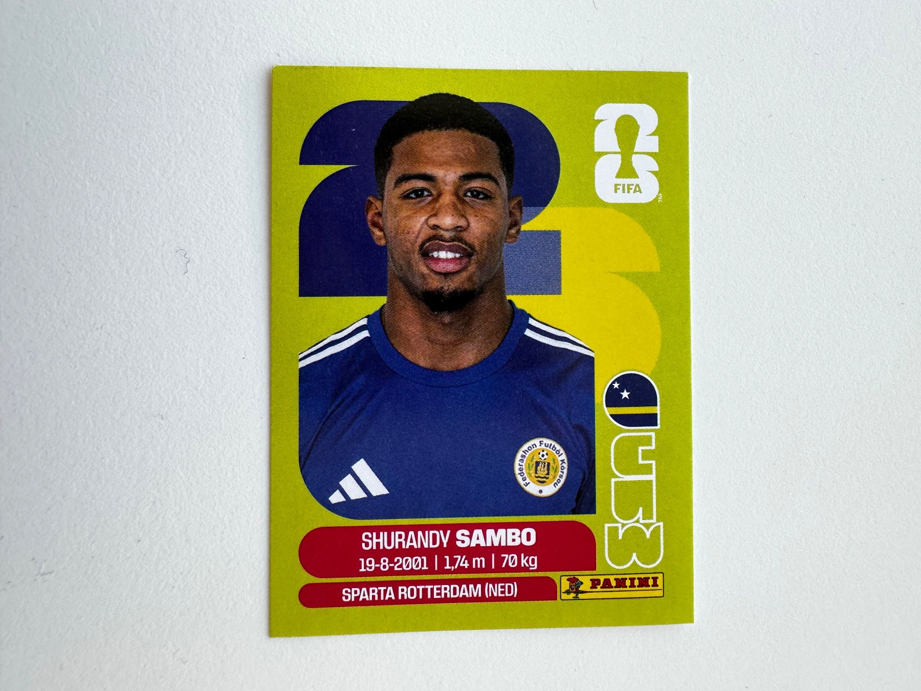 Panini Carte collezionabili: FIFA Sticker Shurandy Sambo CUW 8 – Nuovo (secondo la descrizione) da Zürich venduto da karsumpel11