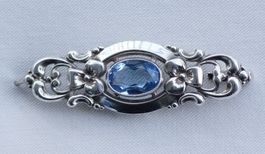 Art Deco Brosche 835 Silber, antik