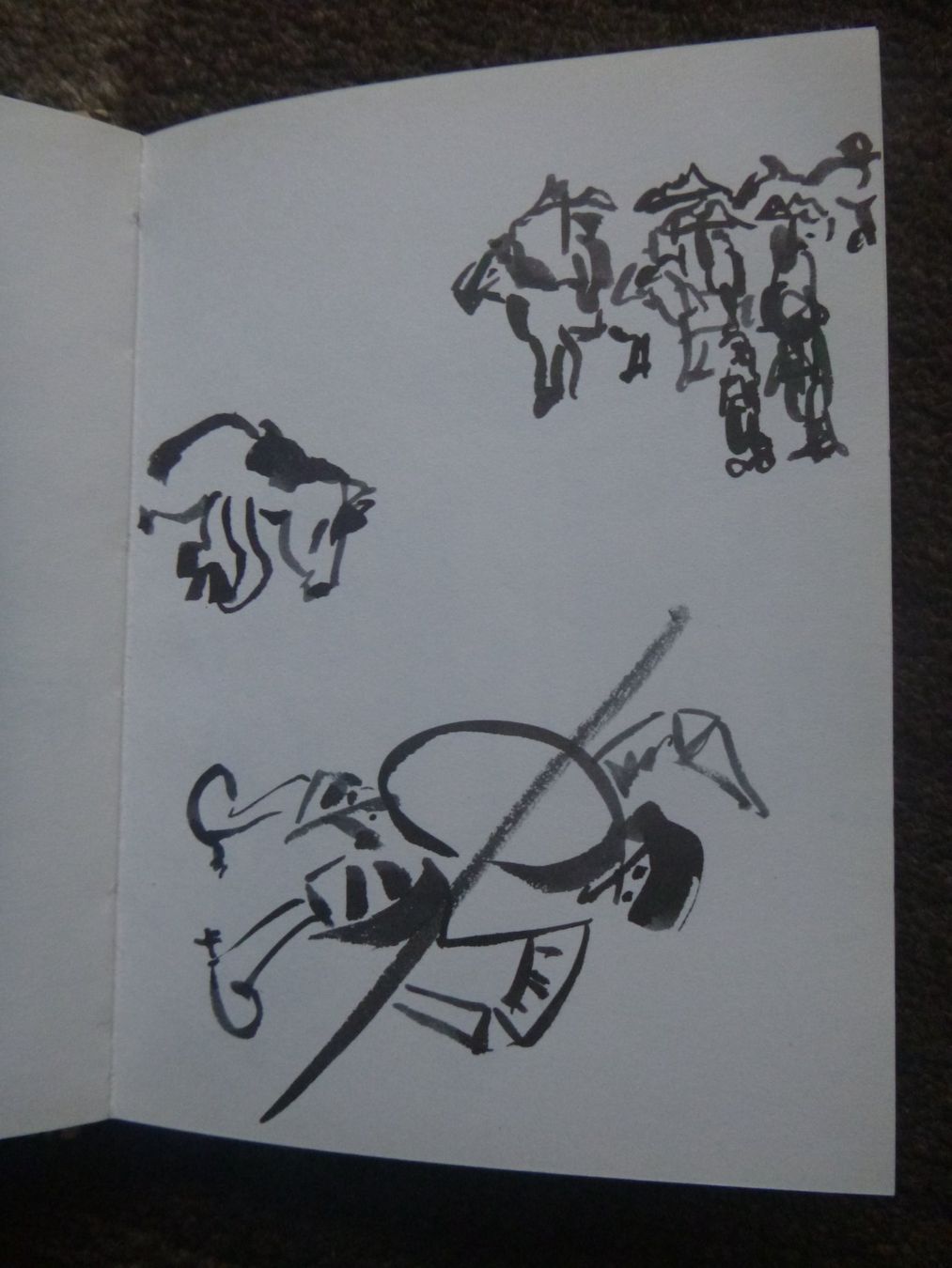 Foto & Immagini: Don Quijote - Tuschezeichnungen – Usato da Diessenhofen venduto da farbschatten 8
