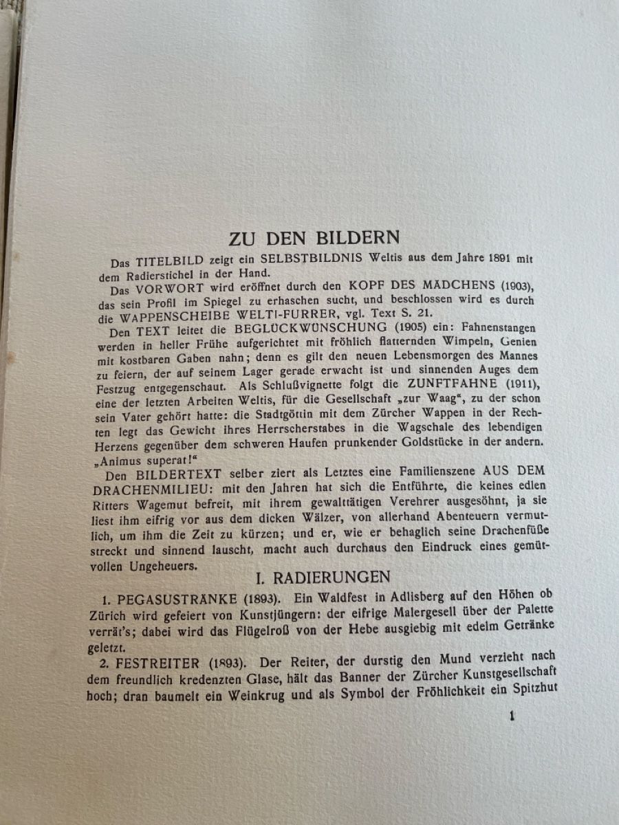 Album: Antike Kunstmappe Albert Welti von 1912 – Usato da Freidorf TG venduto da ibipatria 2
