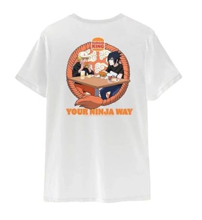 Burger-King - Naruto T-Shirt - Grösse L - White - OVP