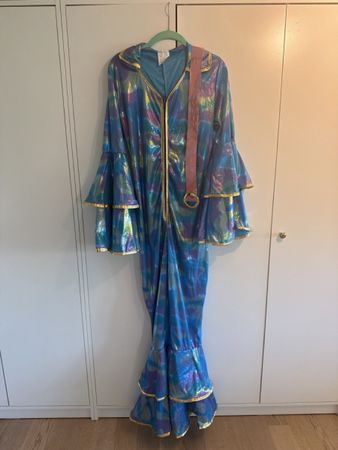 70er Jahre Disco Faschingskostüm, Grösse L, inkl. Gürtel