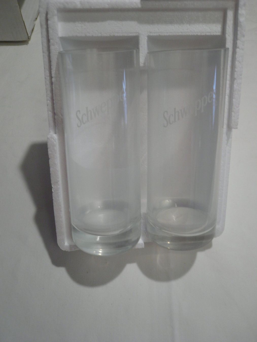 Bicchieri: Original Schwepps Gläser, abgeschrägt, 2er-Set – Nuovo (secondo la descrizione) da Rotkreuz venduto da Busa17 4