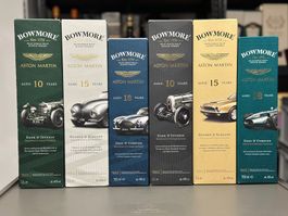 Bowmore Aston Martin Set, Edition 1 - 6, Single Malt Whisky