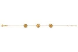 Bracelet Gelbgold 750, 19cm