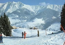 VAL LUMNEZIA Im Skigebiet von VILLA - Sessellift - Panorama