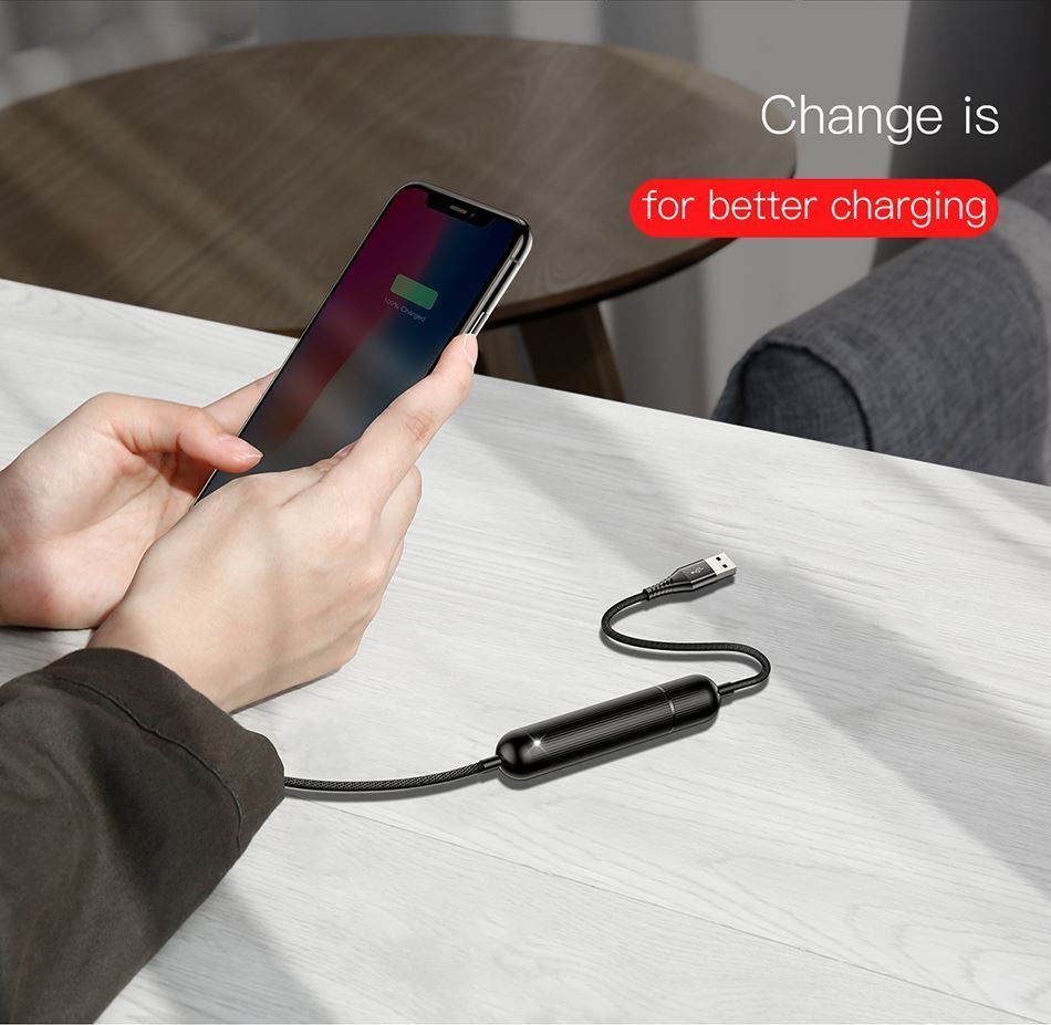 Baseus Caricabatterie: Baseus Câble lightning fast charge powerbank – Nuovo e nell'imballaggio originale da Morges venduto da DigiAC 6