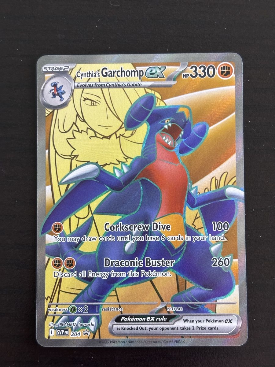 Pokémon Carte collezionabili: Carte Pokémon GARCHOMP svp 204 – Nuovo (secondo la descrizione) da lausanne venduto da helderj