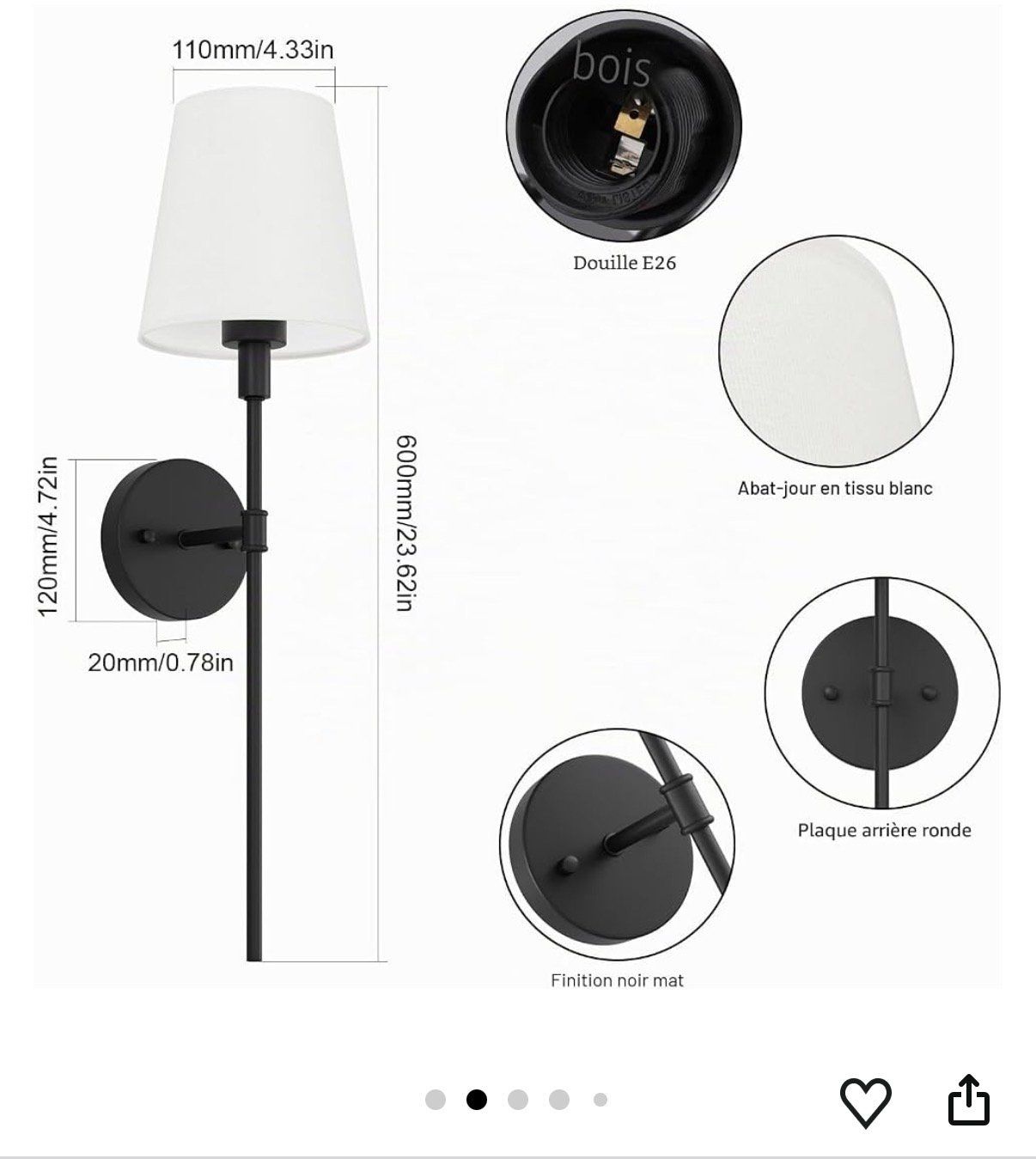 Lampade: Wandleuchte – Nuovo e nell'imballaggio originale da Arbon venduto da Secretpacks-SchLau 1