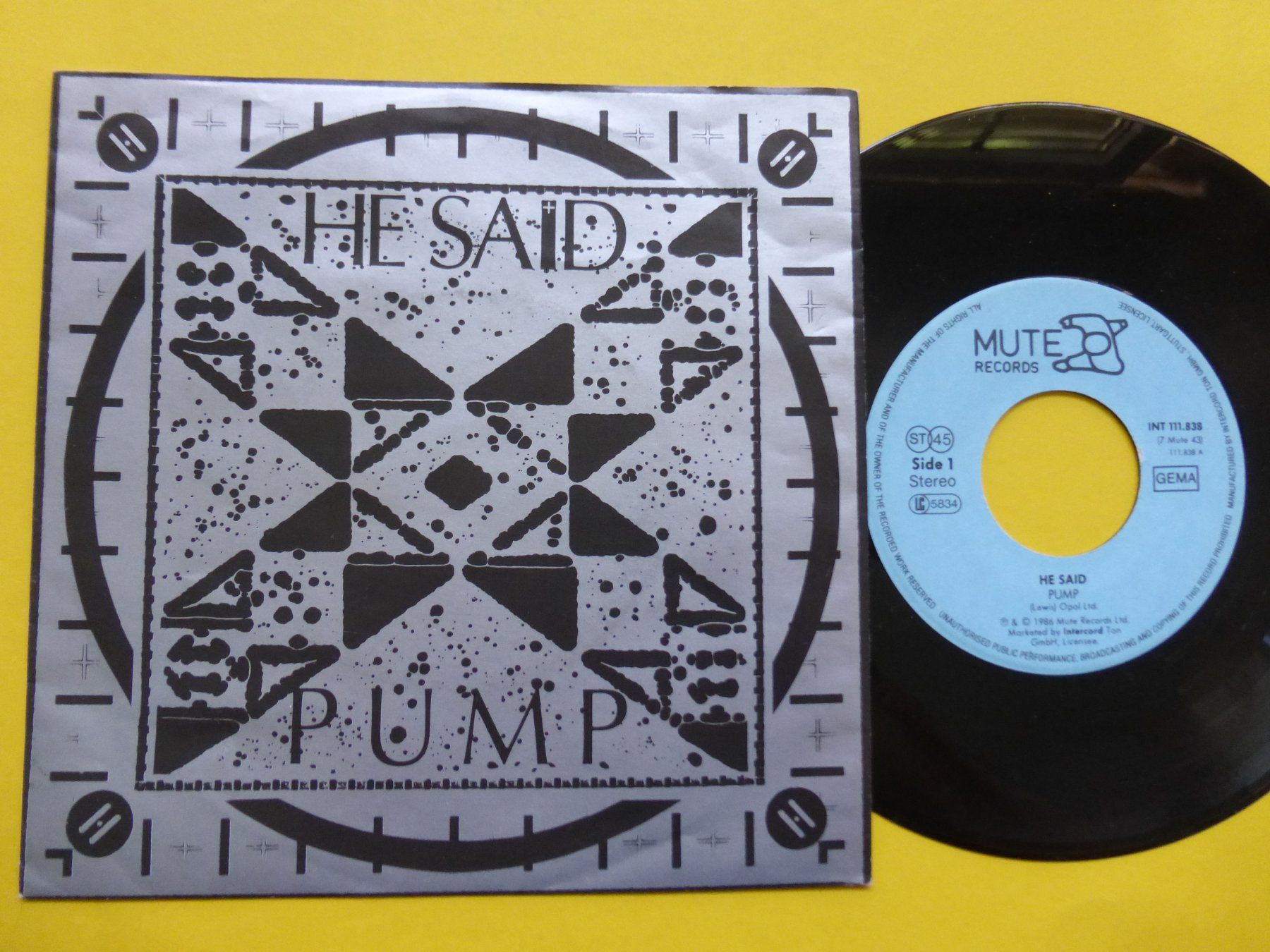 Dischi in vinile: He Said – Pump – Usato da Zürich venduto da Swiss57