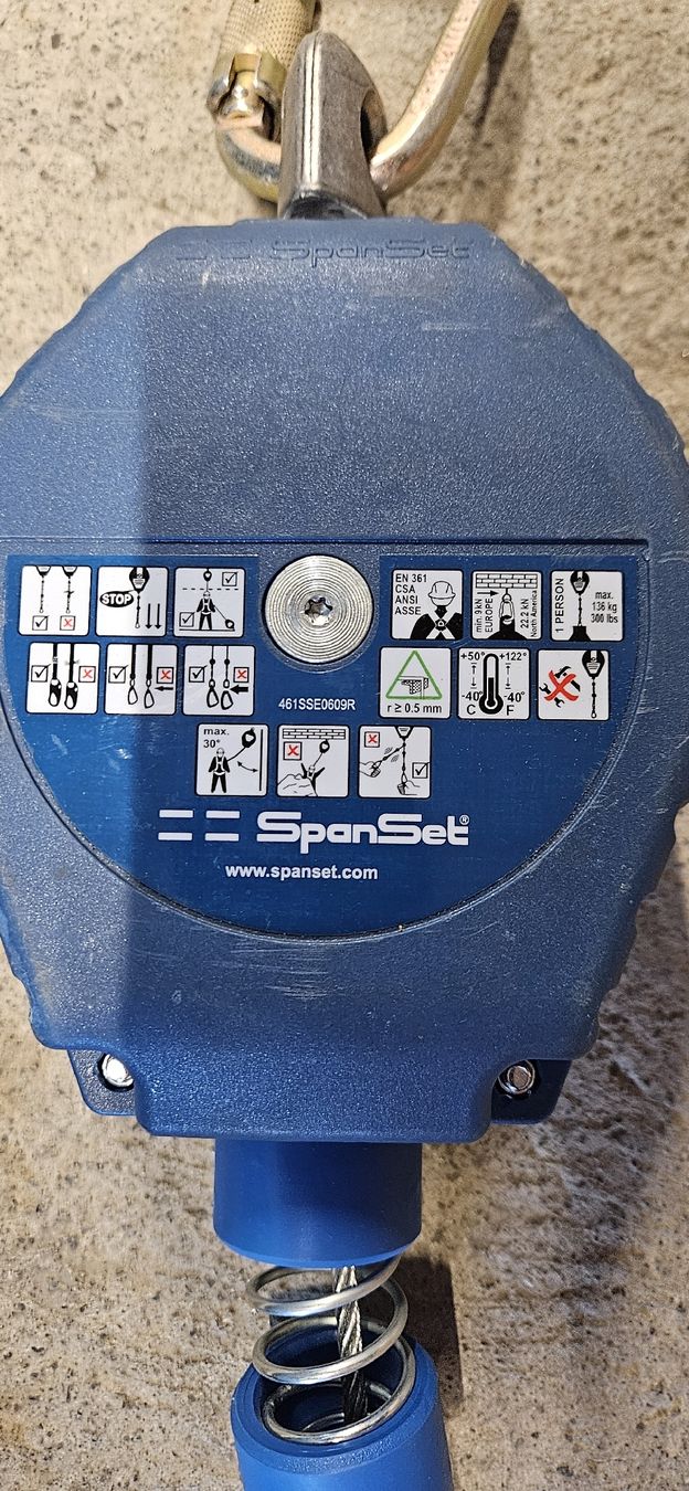 Attrezzatura da arrampicata: SpanSet Auffangrollensystem Hochsicherheitsgerät  – Nuovo (secondo la descrizione) da Baar venduto da Vel...Baar45 2