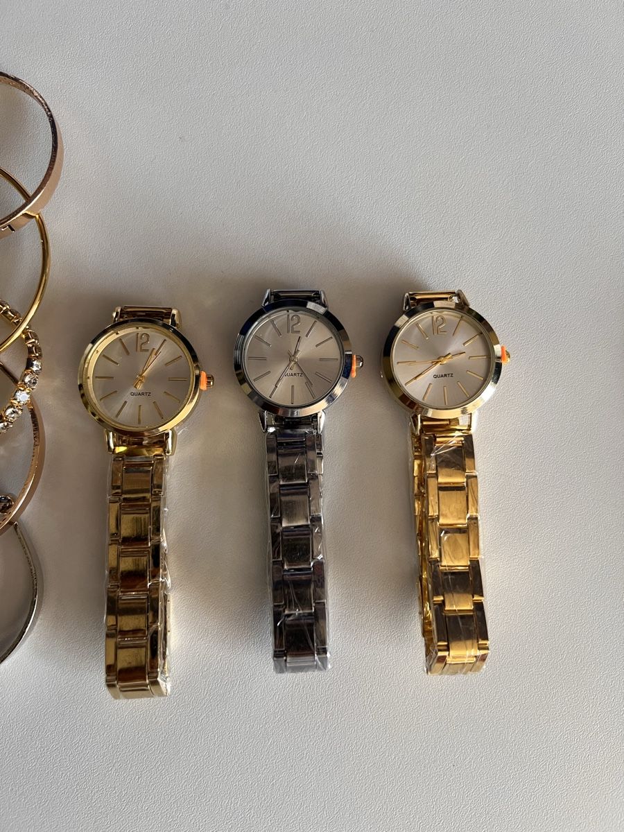 Sonstiger Schmuck: Uhr Set goldfarben silberfarben neu – Neu und originalverpackt aus Uster von SmartSales_zh 1