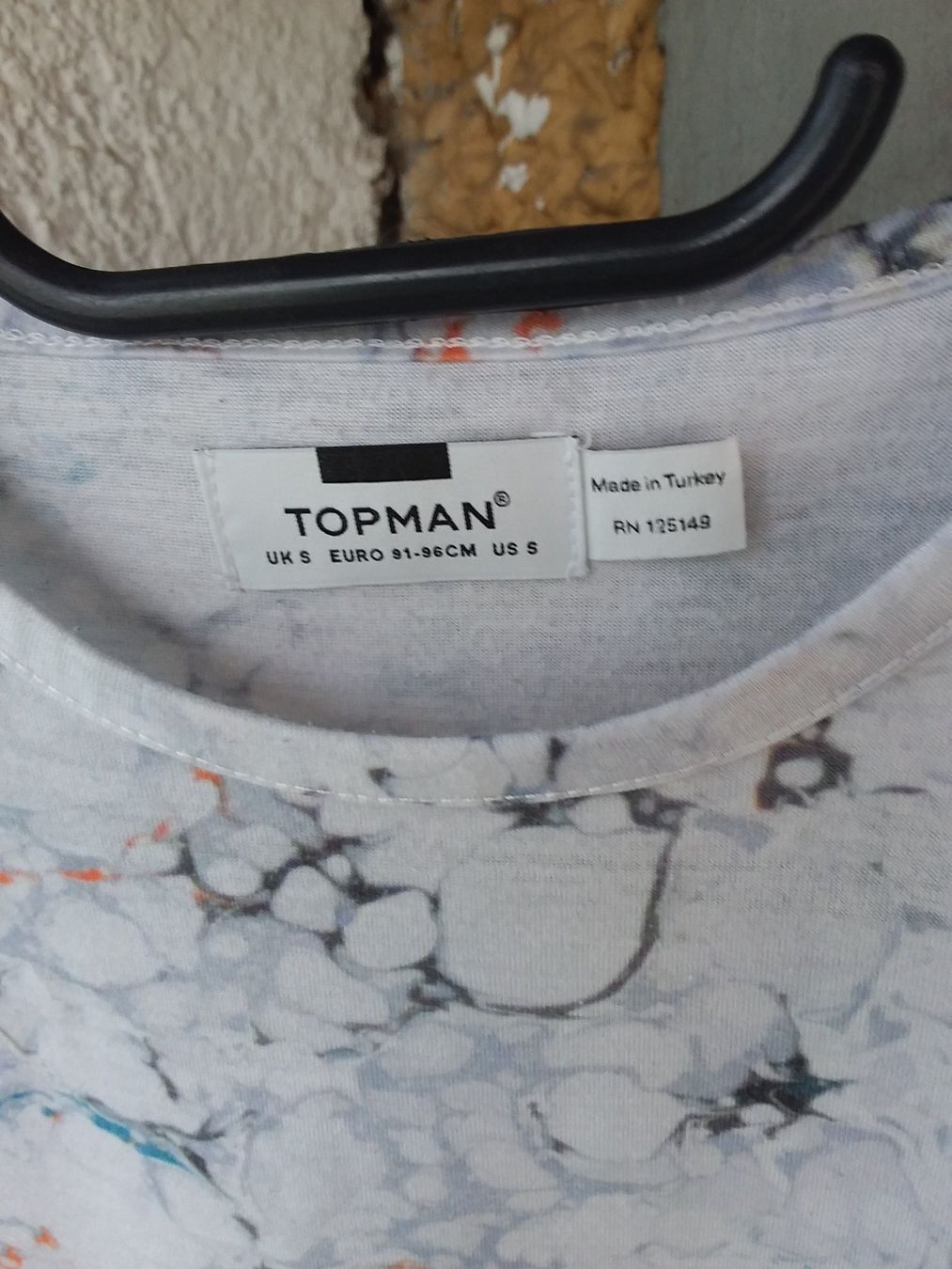 T-shirt: Herren T-Shirt gemustert Grösse M Topman – Usato da Baden venduto da Katzenbaum27 2