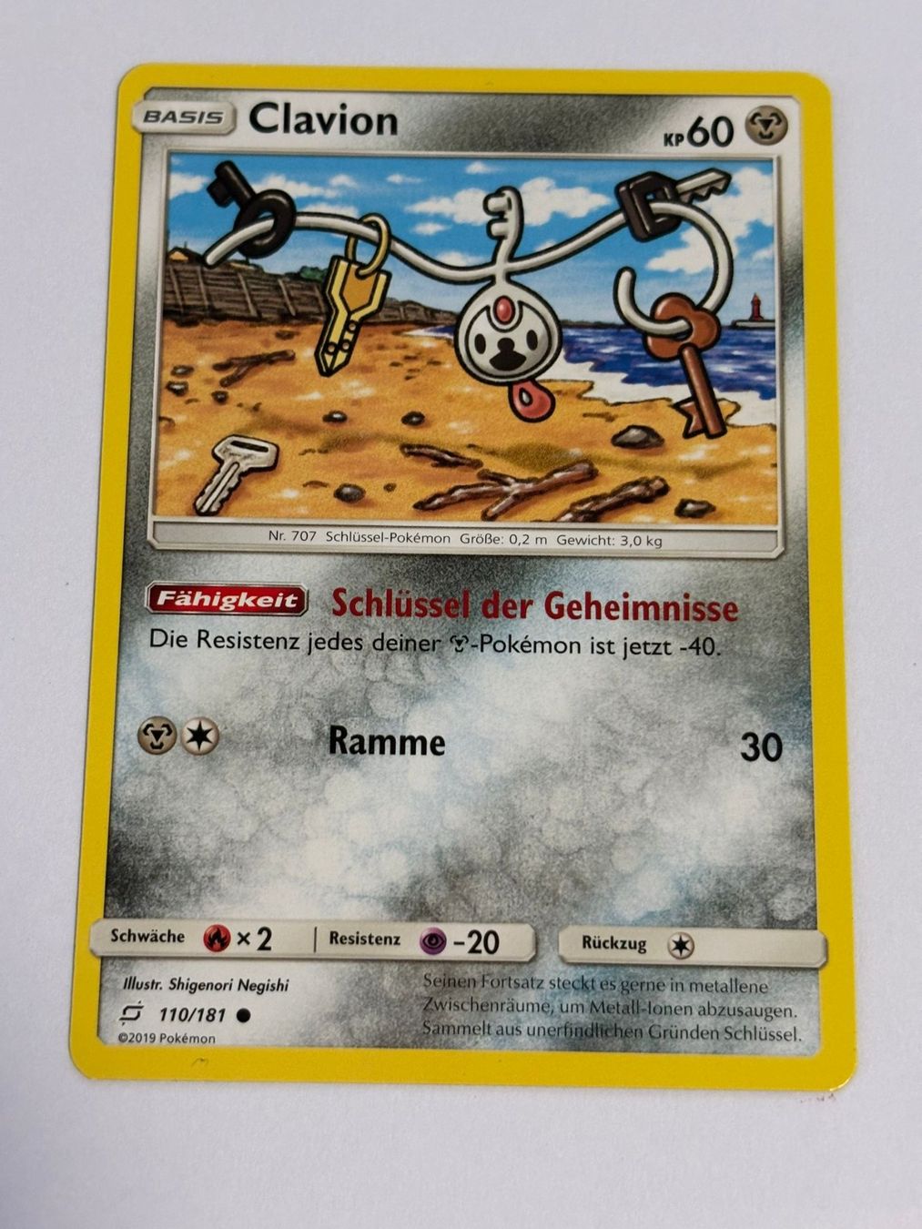 Pokémon Carte collezionabili: Pokemon-Karte Clavion 110/181 – Usato da Herisau venduto da Seyashop1