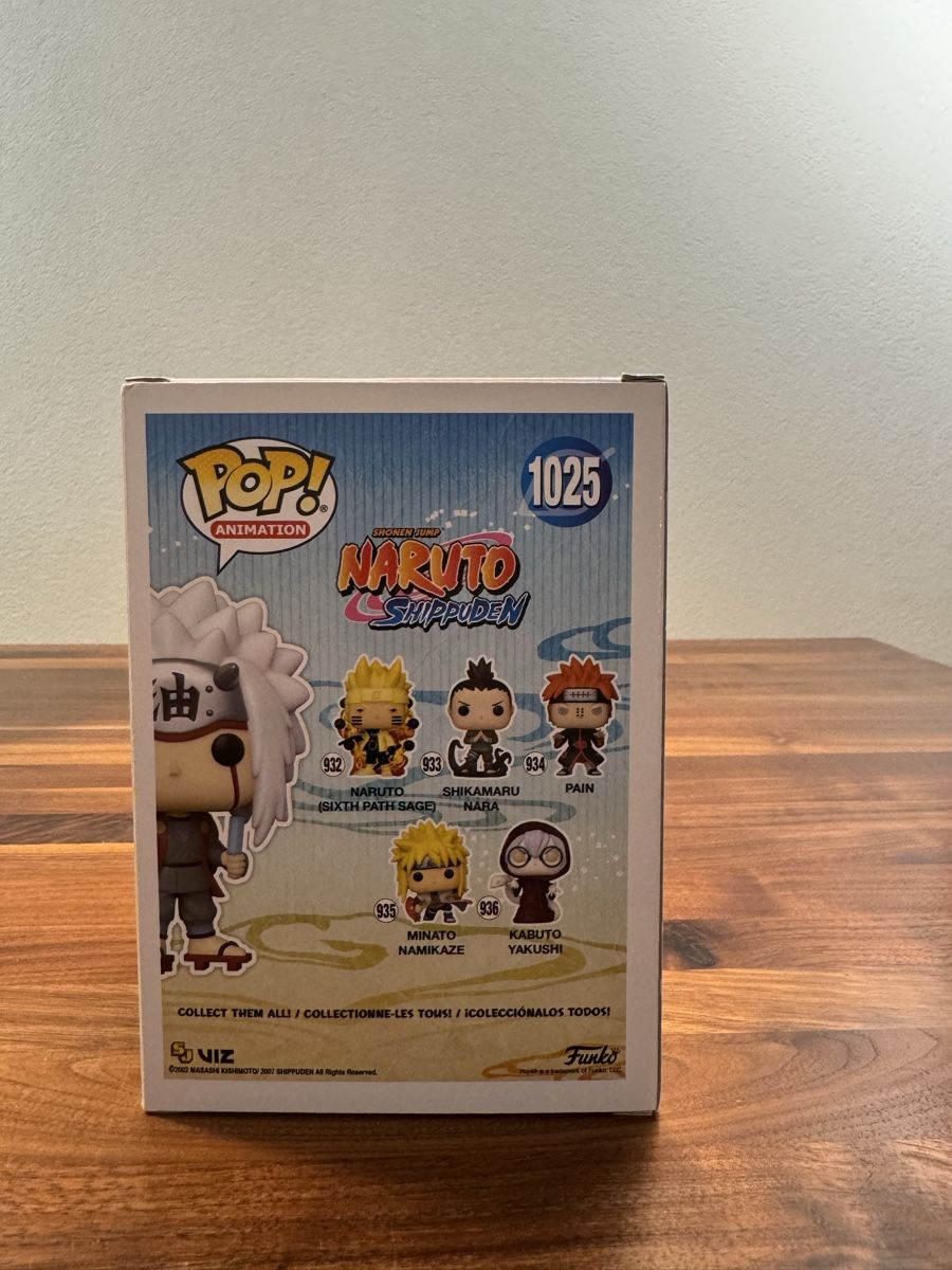 Funko Statuette: Funko Pop Jiraiya 1025 – Nuovo e nell'imballaggio originale da Meggen venduto da damu14 1