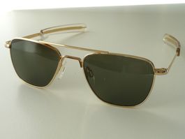 NEUE Randolph Aviator GOLD 47mm (!) AFJ1J41 +/- Kinder Kratz