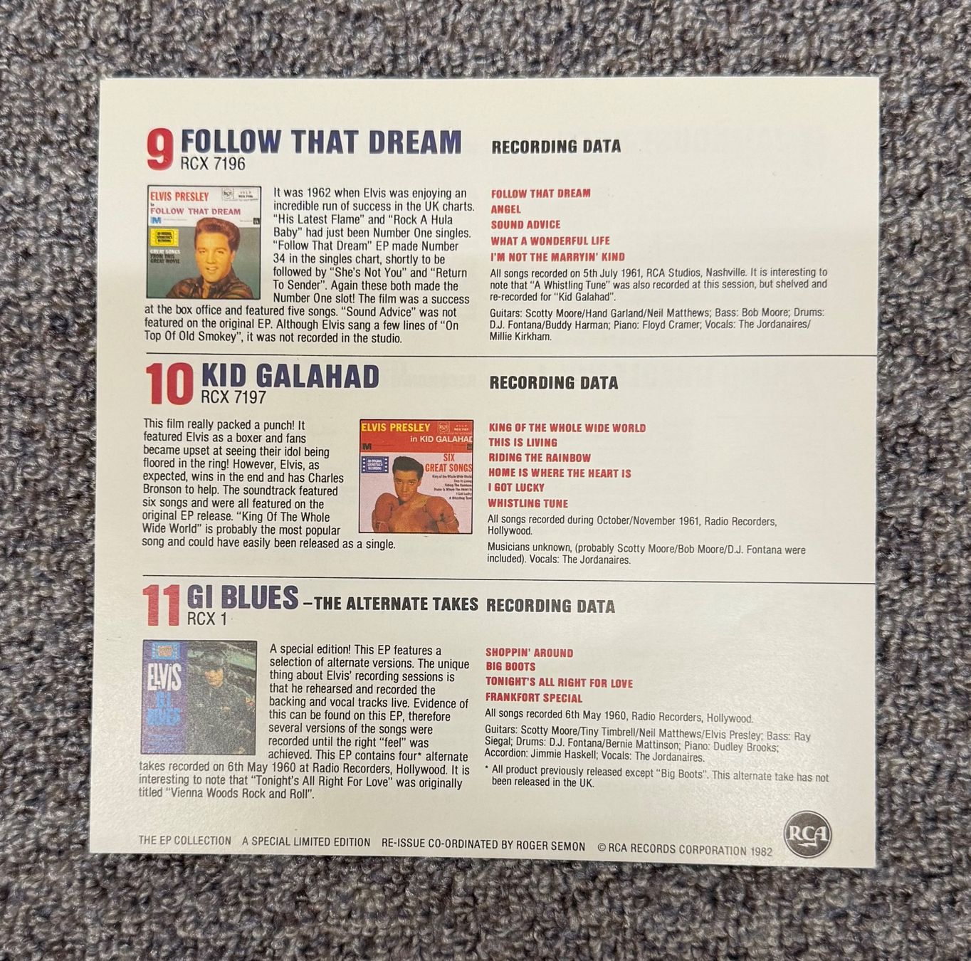 Dischi in vinile: Elvis Presley Single Set - The E.P. Collection – Nuovo (secondo la descrizione) da Triesen venduto da cla_q2js 5