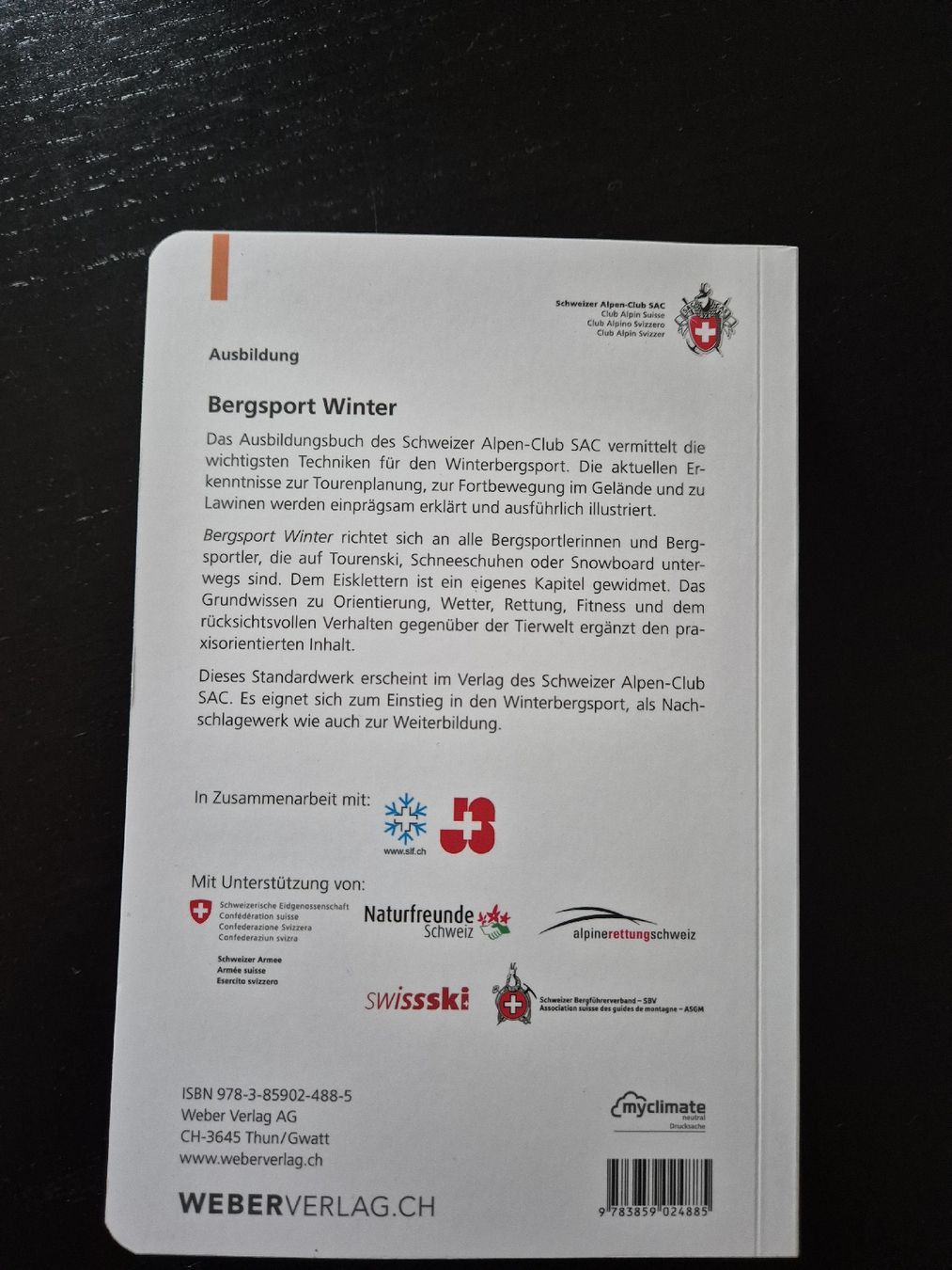 Bücher: SAC Lehrbuch Bergsport Winter – Neu (gemäss Beschreibung) aus Winterthur von Lrce.Crx 1