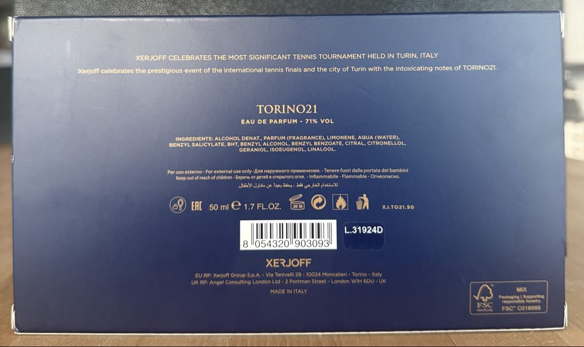 Xerjoff Profumi & Eau de Toilette: TORINO 21 VON XERJOFF – Usato da Kölliken venduto da deleina 5