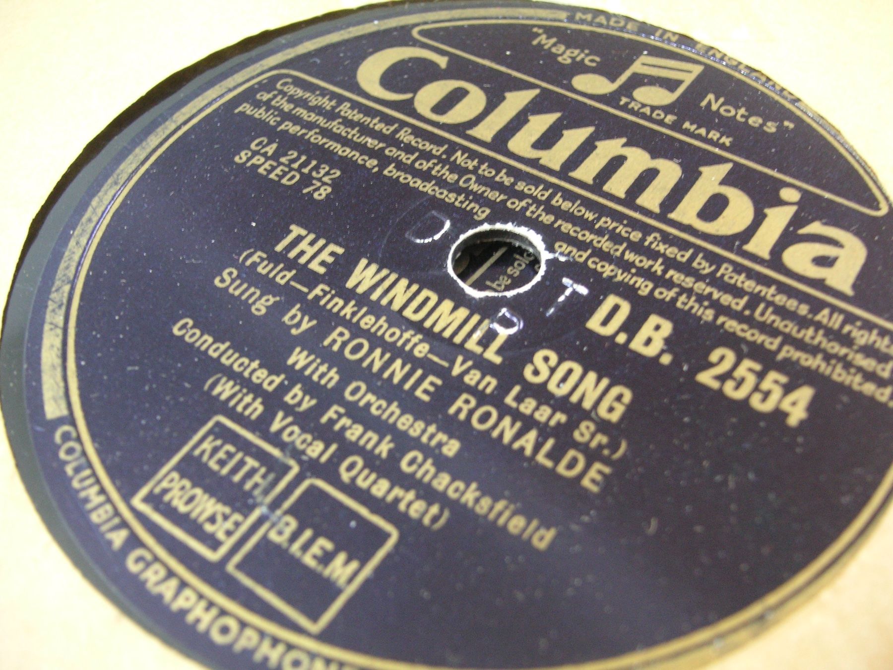 Schallplatten: DISQUES 78 TOURS – Gebraucht aus Lausanne von Leag 2