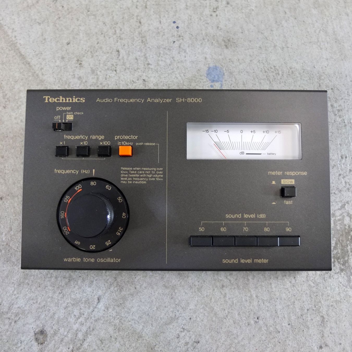 Equalizer: Technics SH-8000 Audio Frequency Analyzer – Gebraucht aus Basel von Brocki-auf-dem-Wolf 1