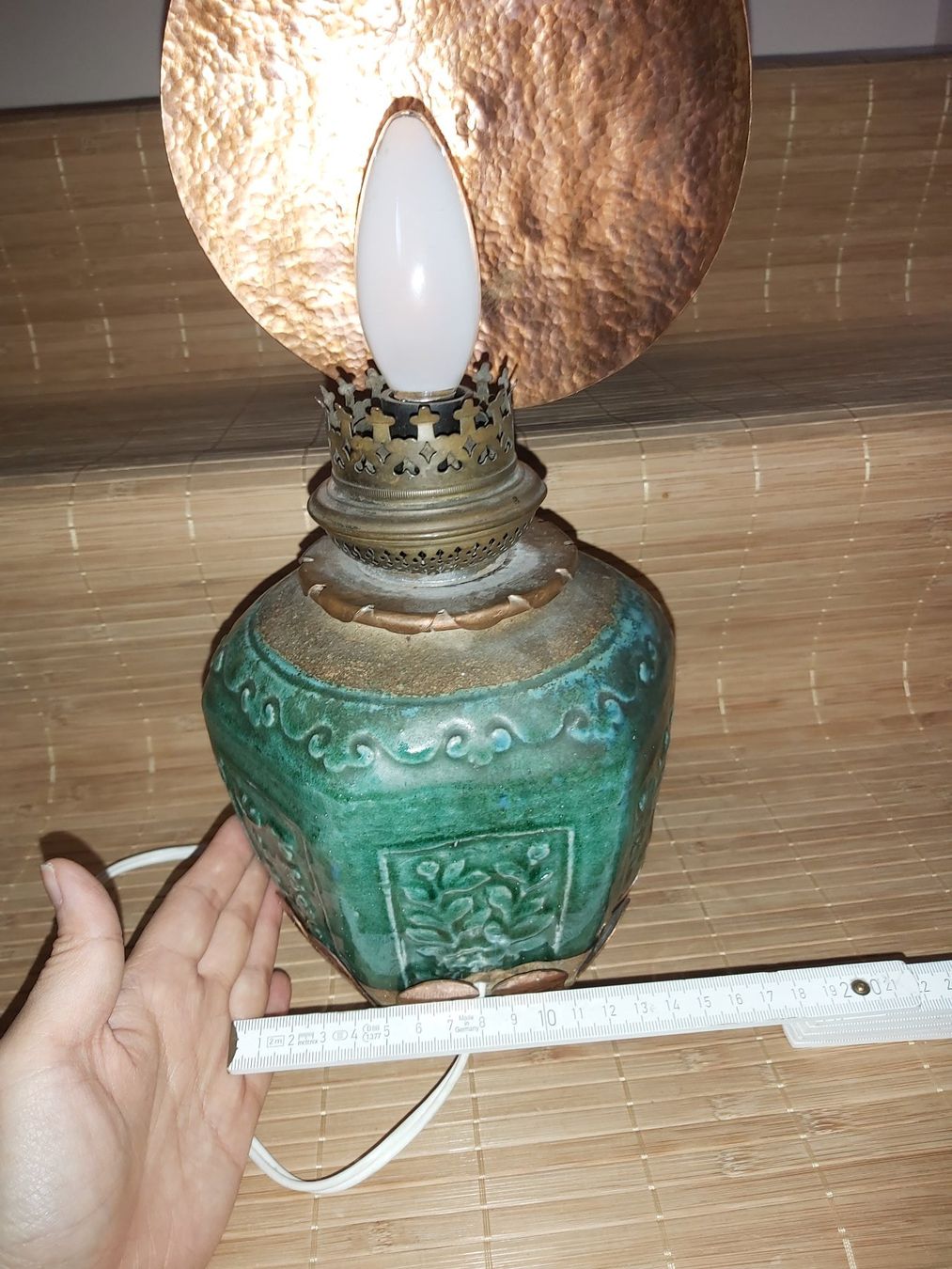 Lampen: Lampe, asiatisch, antik, türkis – Gebraucht aus Winterthur von Goldpipau 9