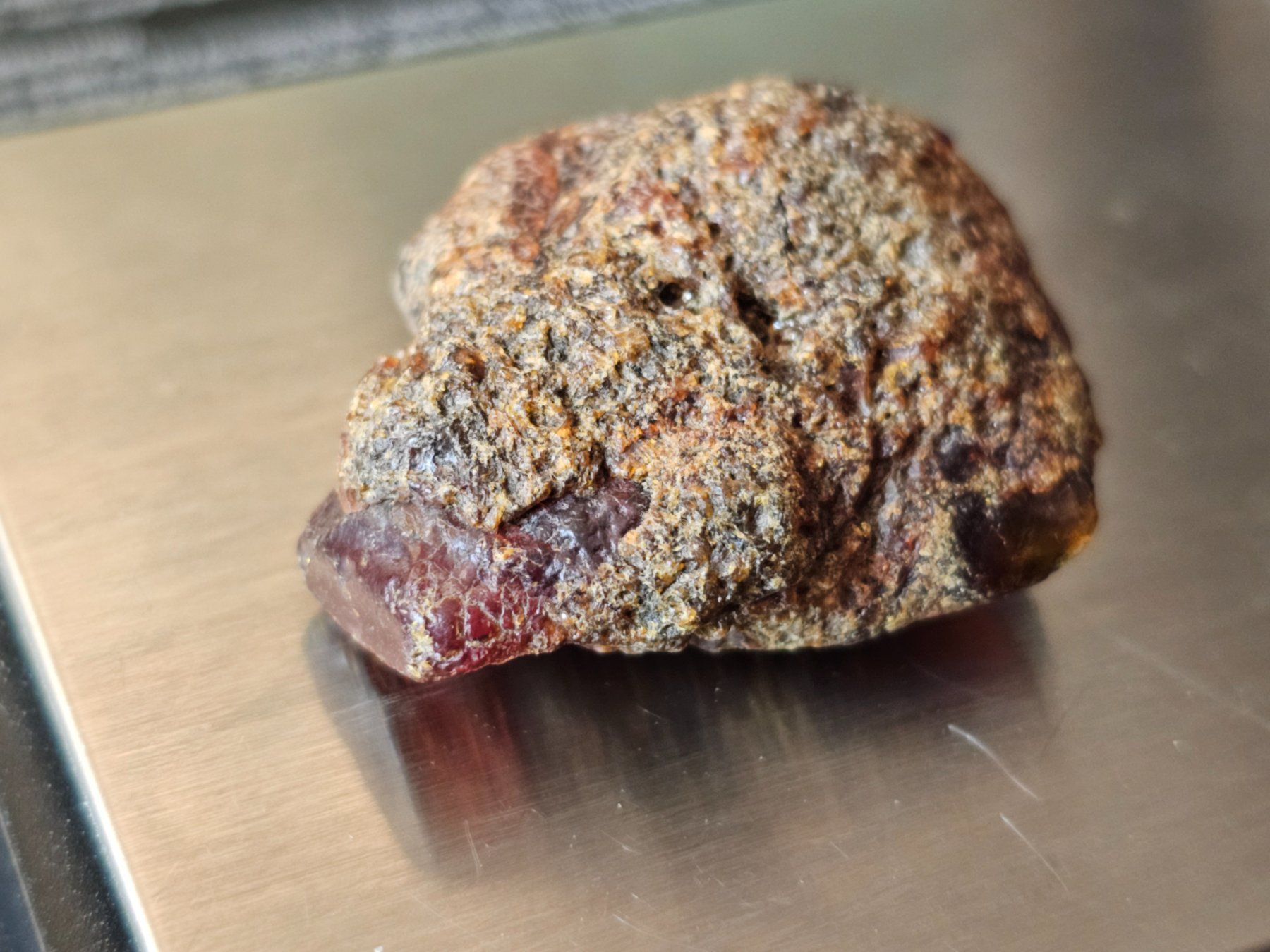 Minerali & Pietre curative: 5,7 gr Rohbernstein echt Roh Bernstein baltisch raw rot – Nuovo (secondo la descrizione) da Riedt b. Erlen venduto da Gottestraene 9