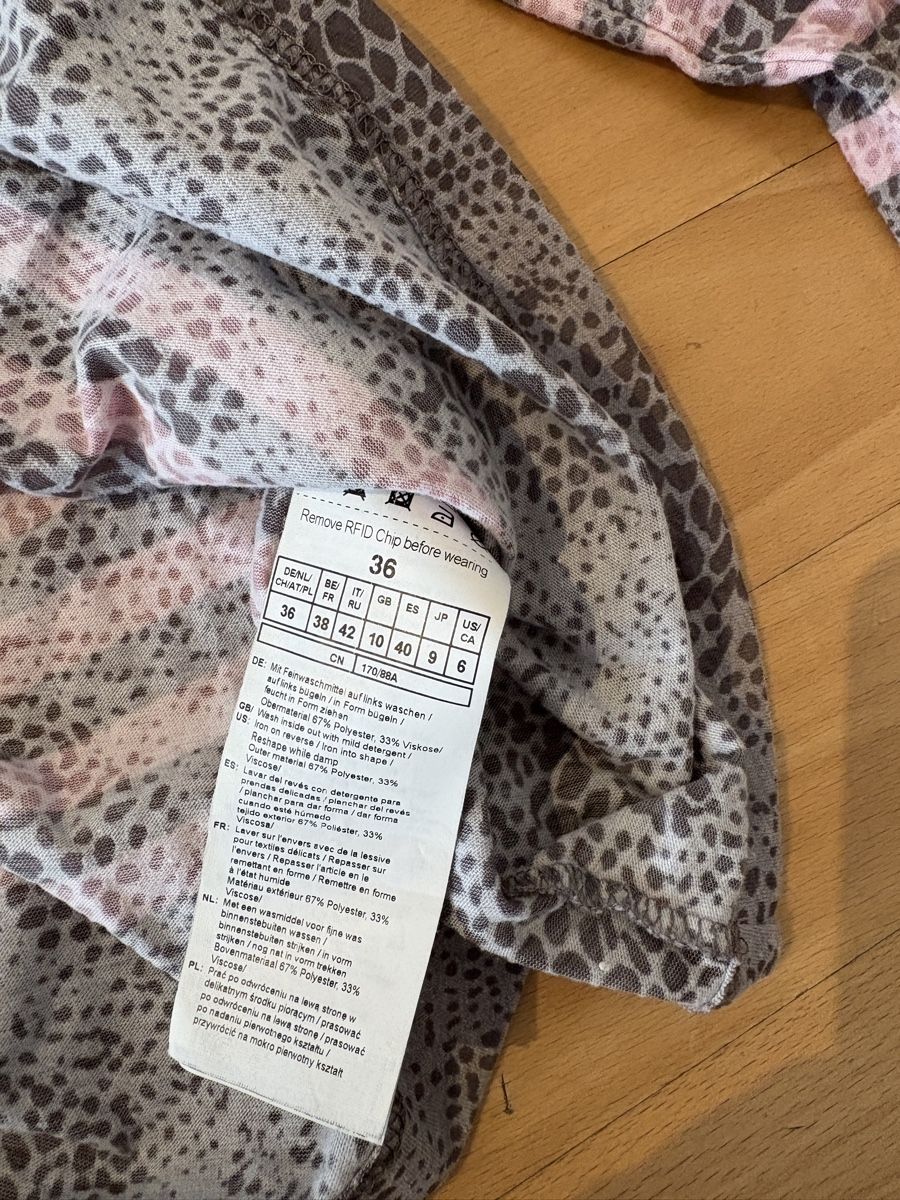 Gerry Weber Tops: Pink-grey longsleeve female 36 – Gebraucht aus Rolle von gos_2xy5 5