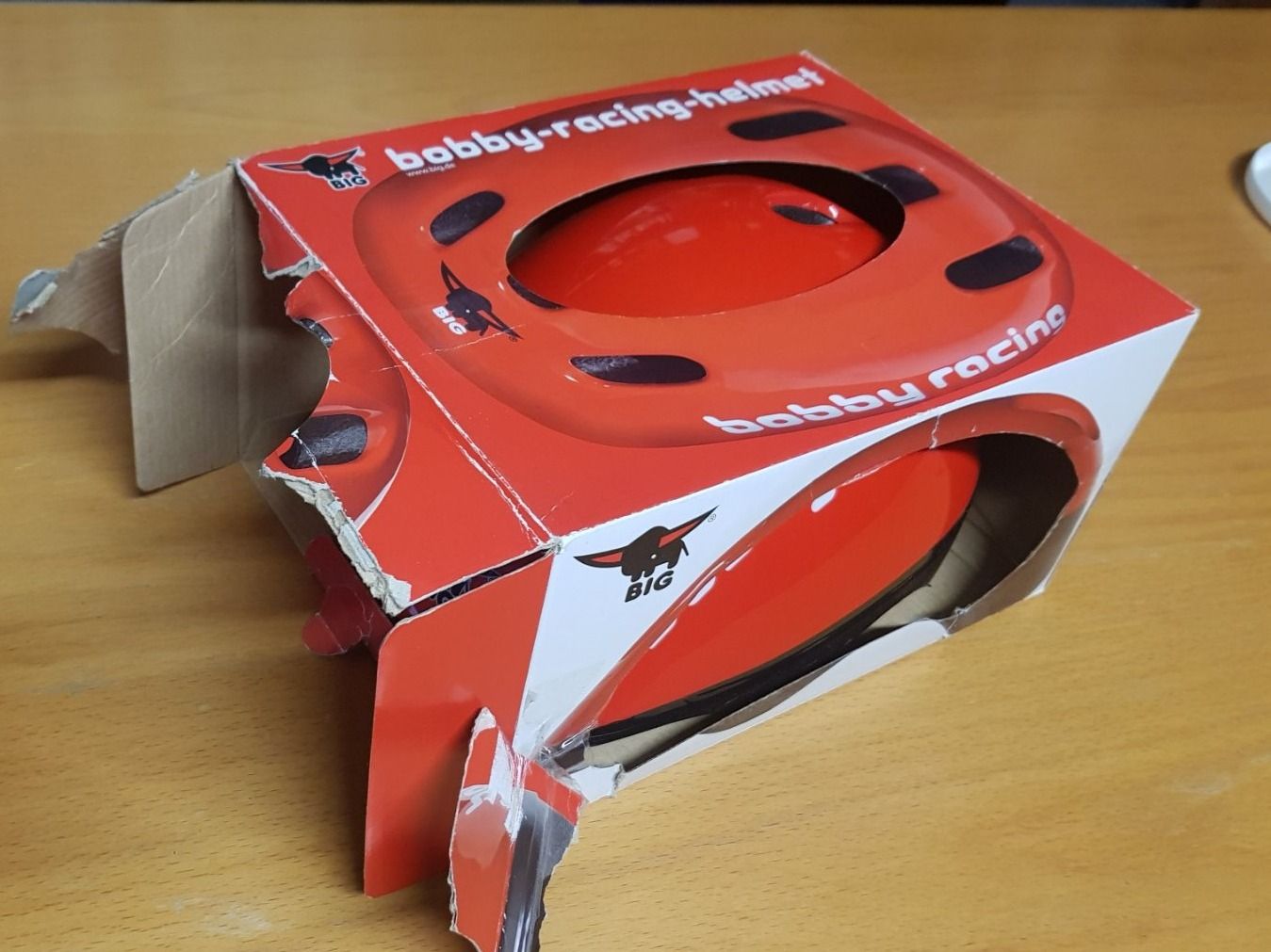 Caschi: Kinderhelm Bobycar von BIG "bobby racing" mit Verpackung – Nuovo (secondo la descrizione) da Schachen b. Herisau venduto da lilienstrauch 4