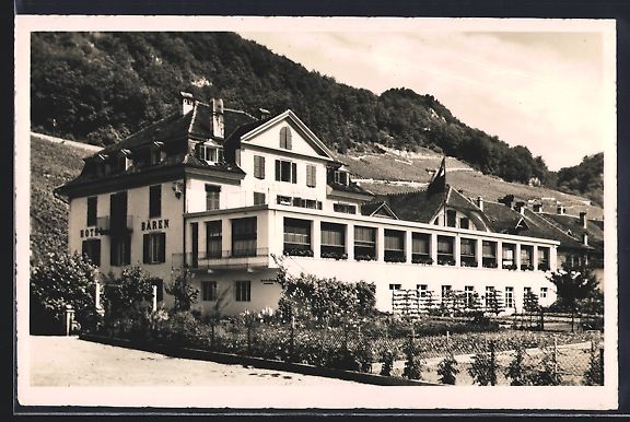 Ansichtskarten: Twann /Bielersee, Hotel Bären E. Hubler – Gebraucht aus Berlin von bartko-reher