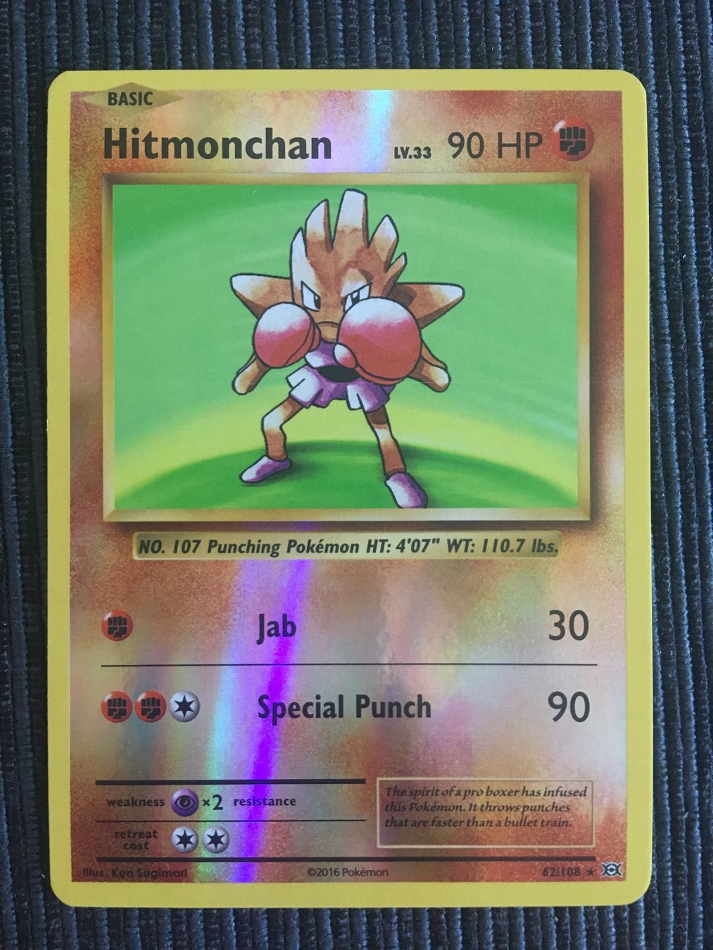 Pokémon Cartes à collectionner: Pokemon Hitmonchan Reverse Holo XY Evolutions – Neuf (Voir description) à Wabern par Collectfun