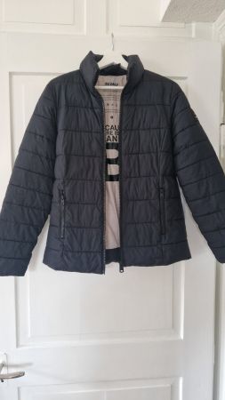 Schwarze Steppjacke/Übergangsjacke Ecoalf