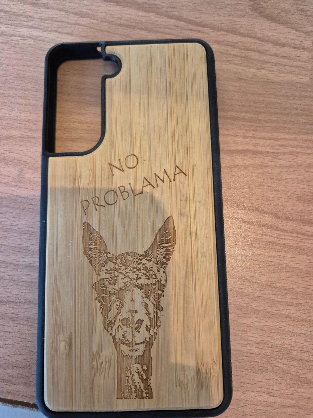 Samsung Cover & Protezioni schermo: Handyhülle backcase Lama "No Probllama" Case – Nuovo (secondo la descrizione) da Schwarzenburg venduto da Flamingo07