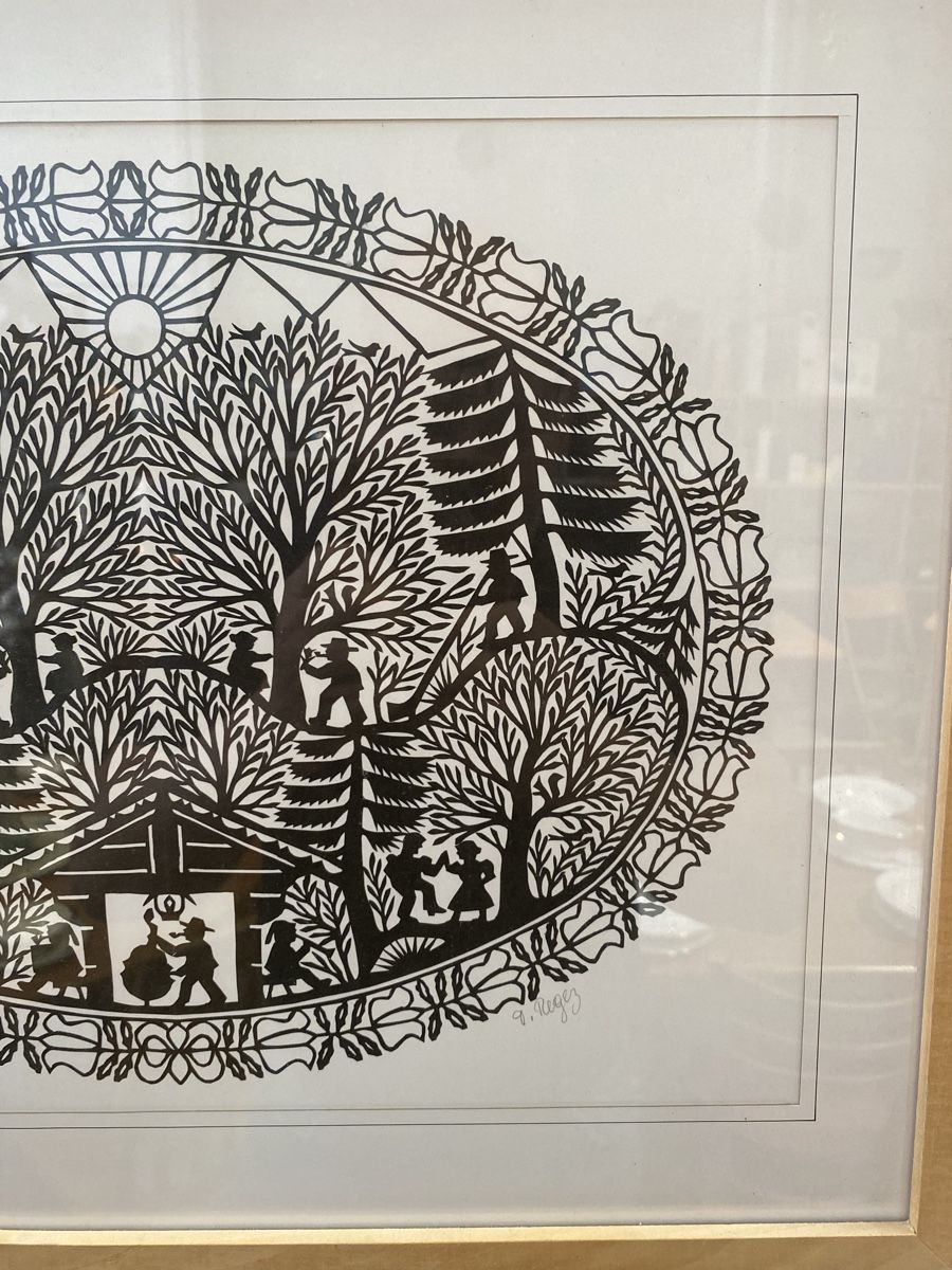 Gemälde: Découpage David Regez  – Gebraucht aus Marly von Tchatcho01 3