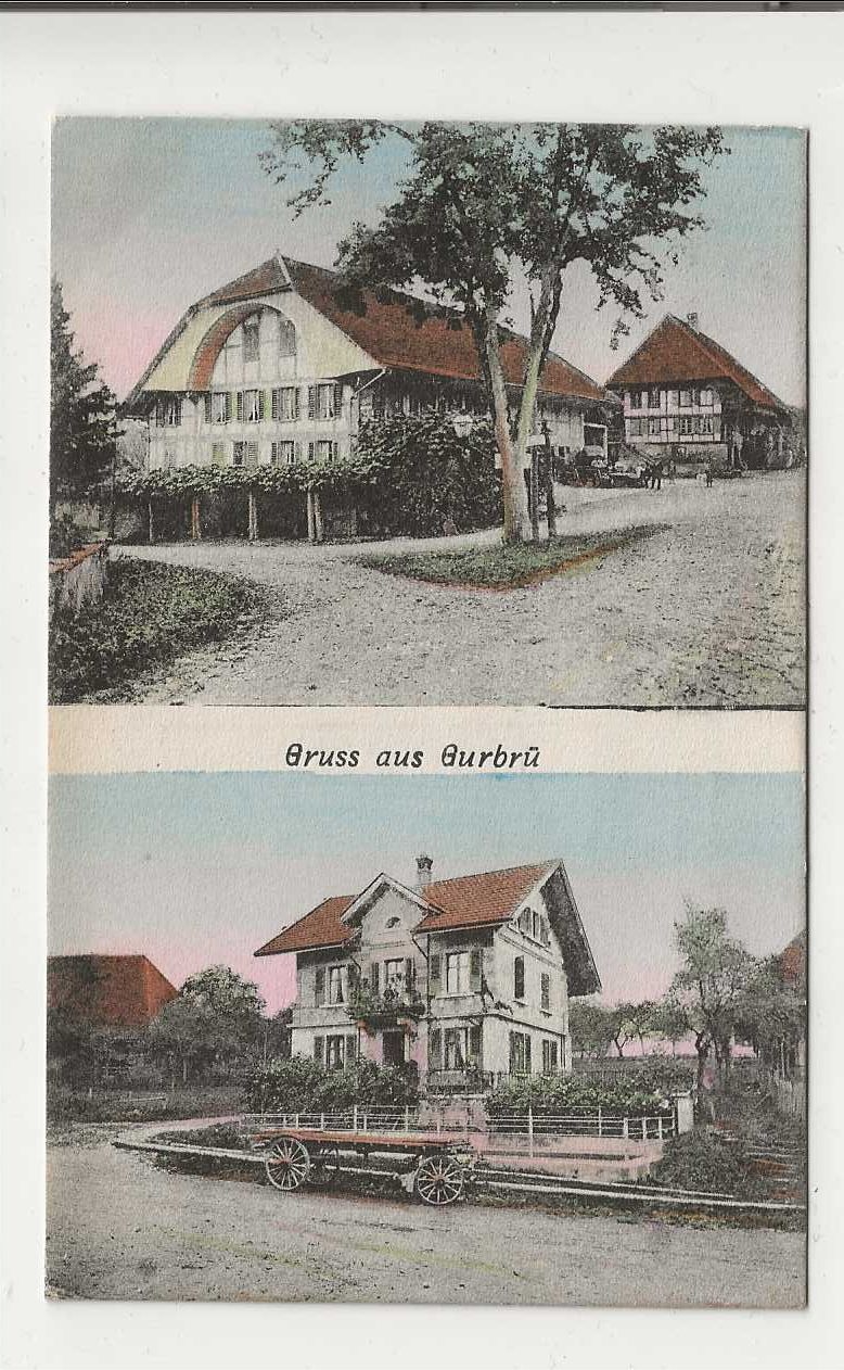 Ansichtskarten: Gurbrü, 1911 – Gebraucht aus Spiez von Niesen20
