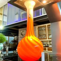 MURANO GIGANTISCHE BODENVASE AUS 70-ER, H-60 CM, 2959 GR