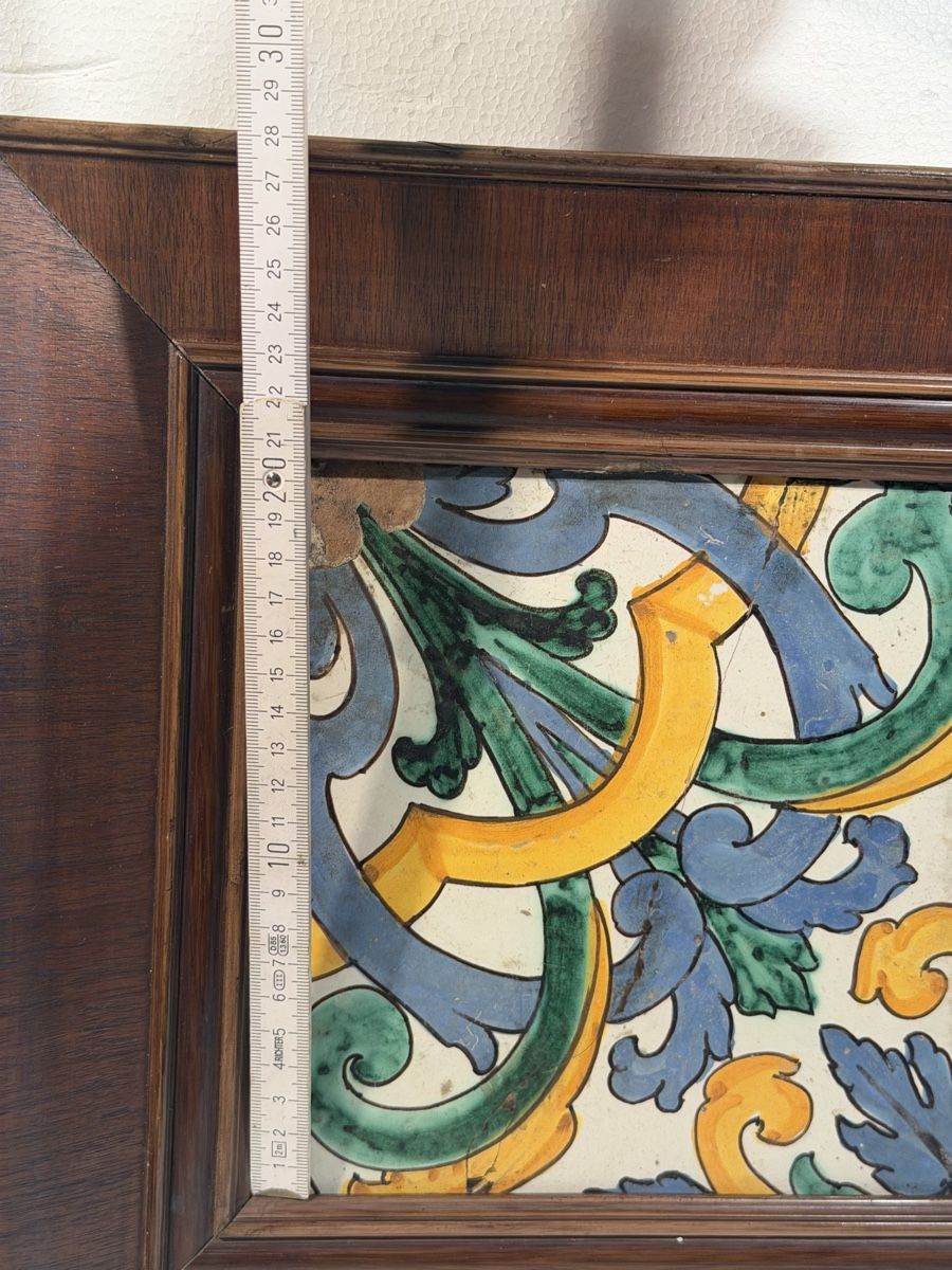 Dipinti: Framed Antique Decorative Painting on Marble – Usato da Lausanne venduto da vas_cdb2 3