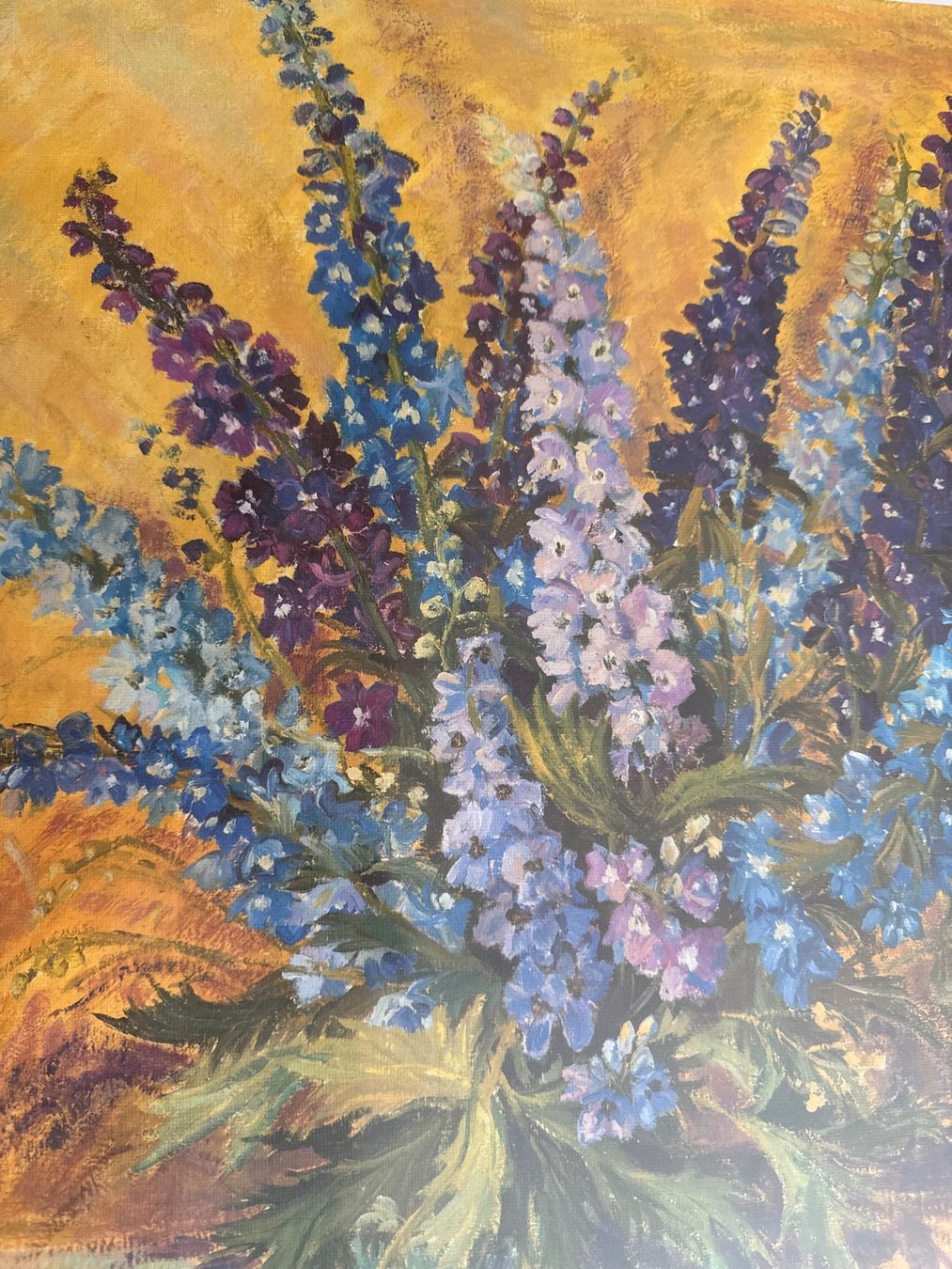 Poster & Bilder: Blumenvase Rittersporn Blumen – Gebraucht aus Volketswil von CHEF2222 1