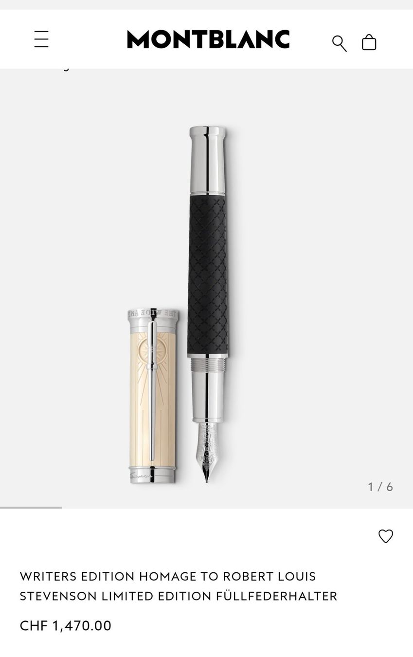 Montblanc Penna & Evidenziatori: Montblanc Meisterstuck Rollerball Pen – Nuovo (secondo la descrizione) da Biel/Bienne venduto da dak_h8gk