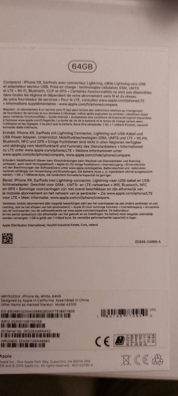 Apple Portables: Iphone XR 64GB – D'occasion à Thun par bernhard76 3