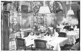 Restaurant BÄRENSTUBE in BERN 1950 Hotel Bäre