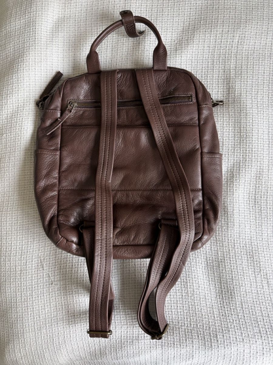 Zaini: Brauner Lederrucksack, Top Zustand - Herbst Angebot! – Nuovo (secondo la descrizione) da Winterthur venduto da Rotweinblut 1