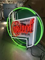 Enseigne néon Castrol 