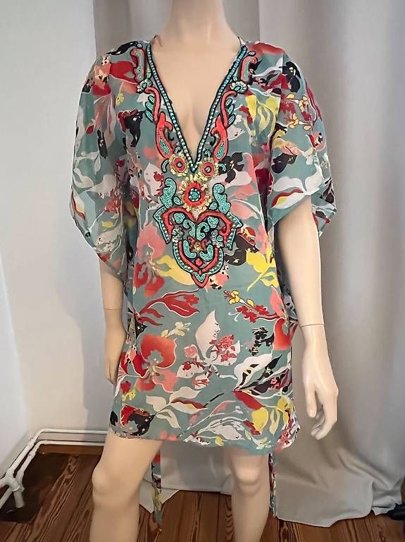 Vestiti: Strandkleid mit Blumenmuster, Grösse M, – Usato da Zürich venduto da ost_5sdl 1