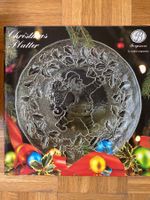 Plat de Noel en verre / Glasplatte Weihnachten